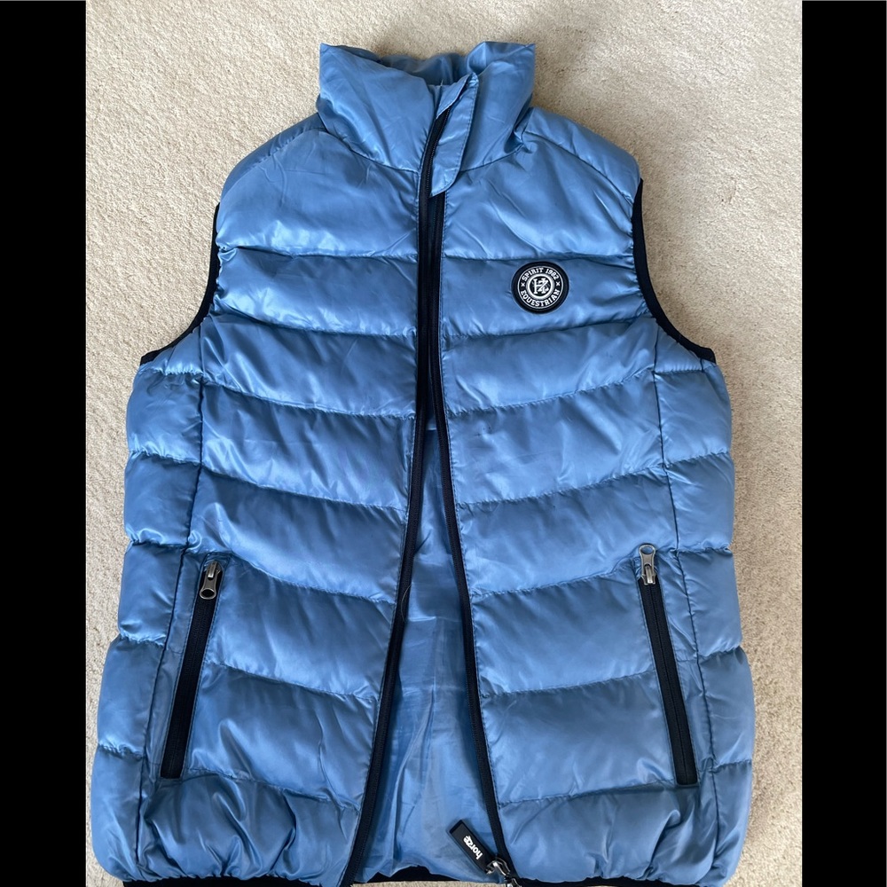 Horse equestrian spirit quilted vest.